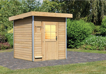 finská sauna KARIBU TORGE (91456) natur LG4011